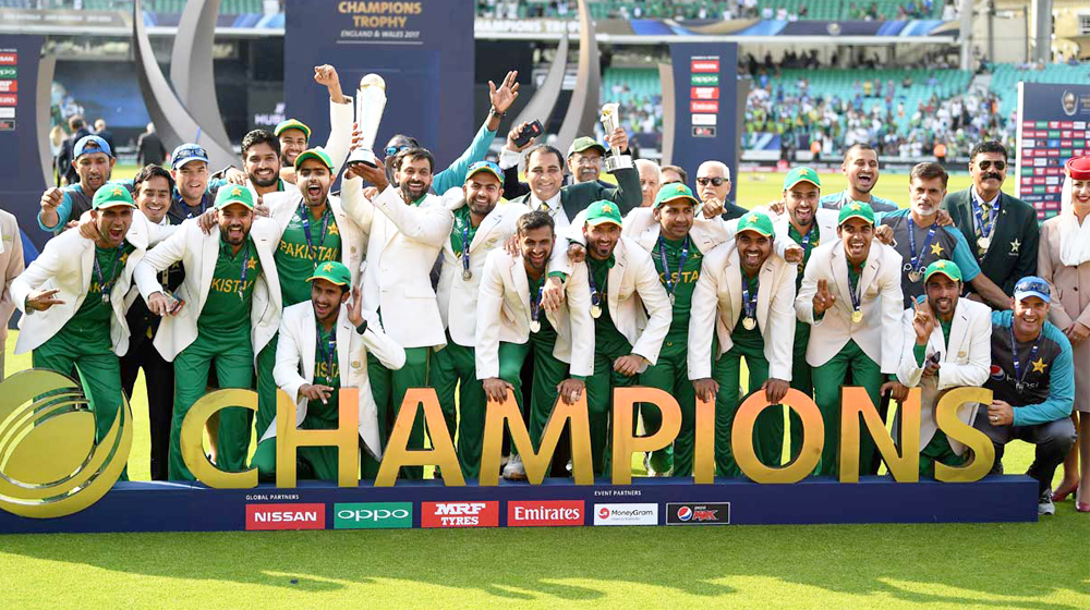 Pakistan Champions trophy winners